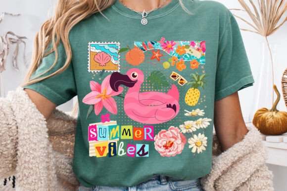 Summer flamingo clipart