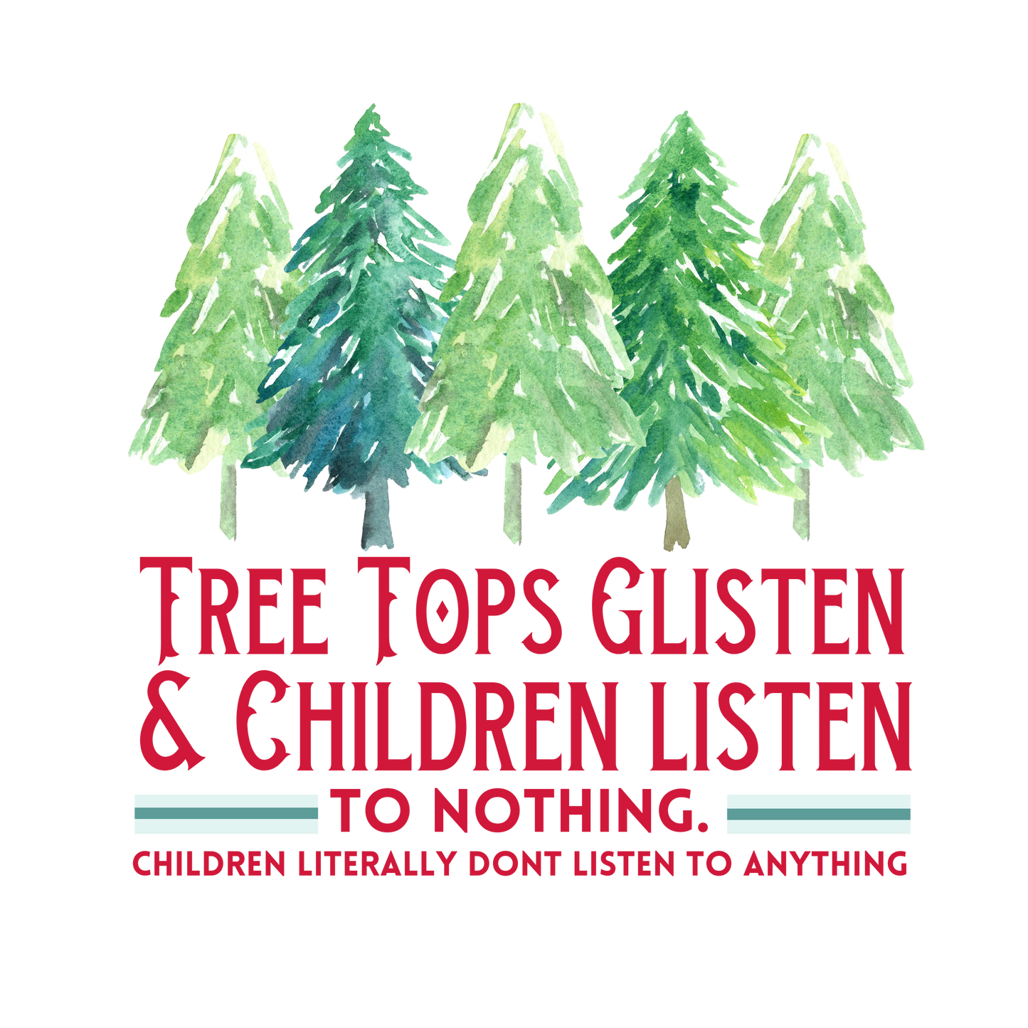Tree tops Dtf Transfer
