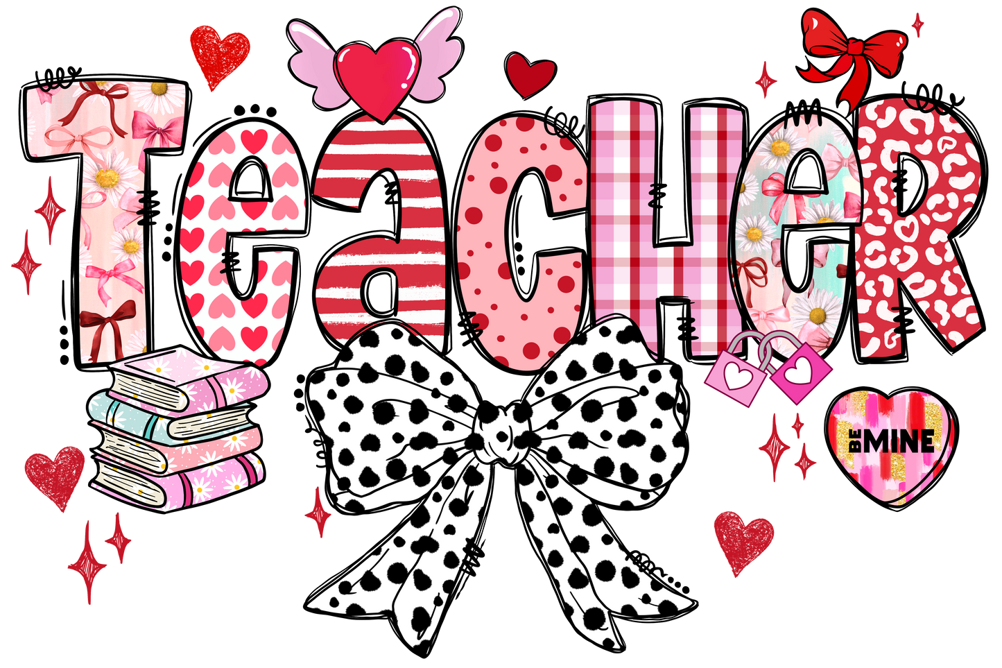 VD Teacher dtf transfer