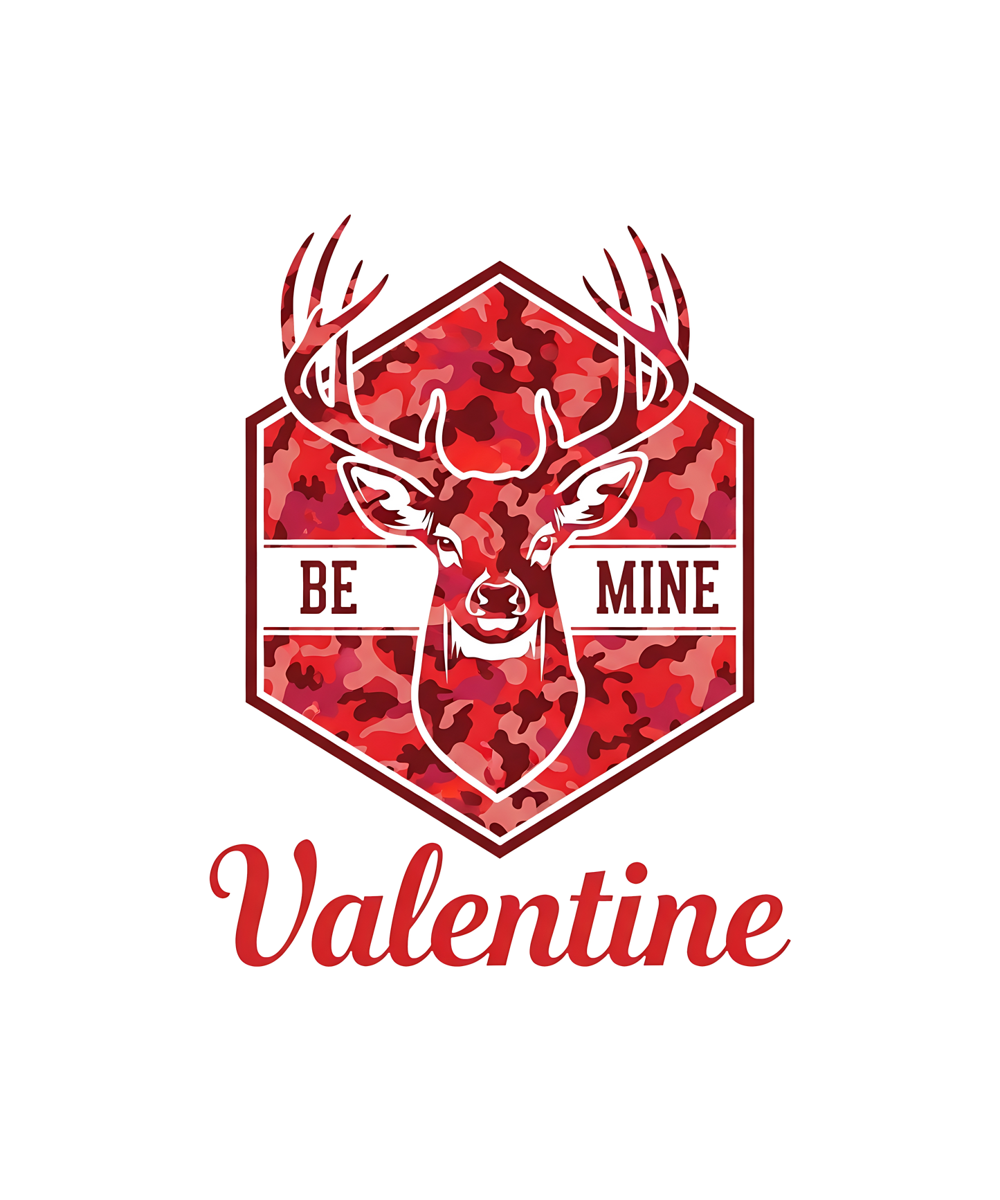 Deer be mine valentine ❤️ dtf transfer
