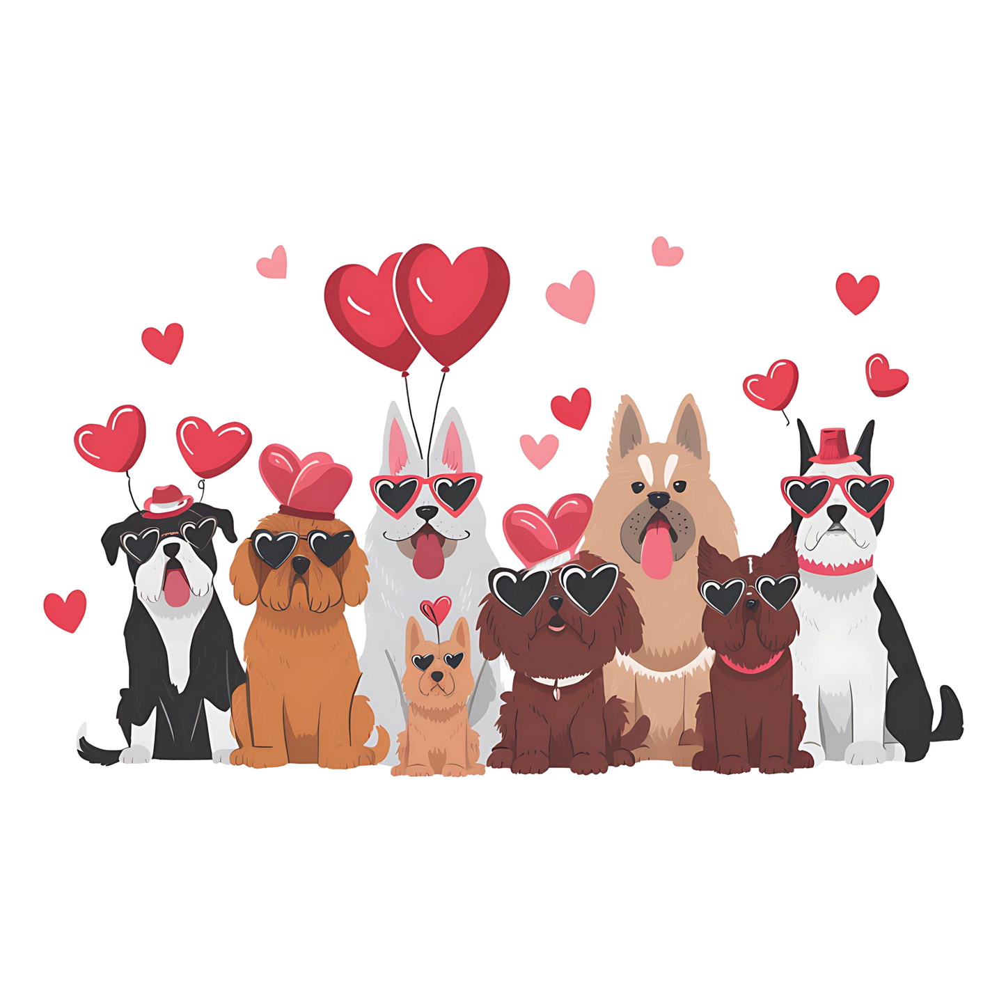 Vd dog dtf transfer