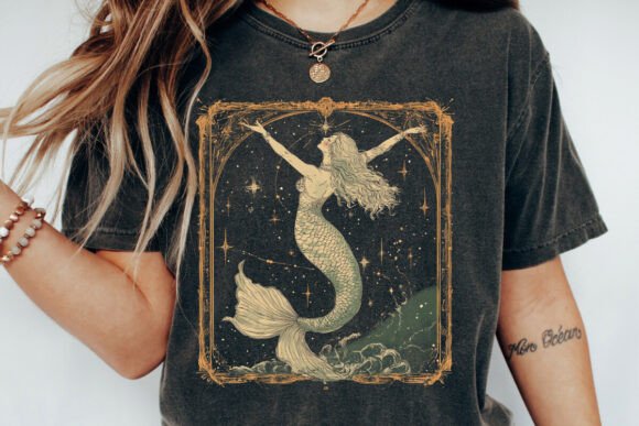 Vintage mermaid