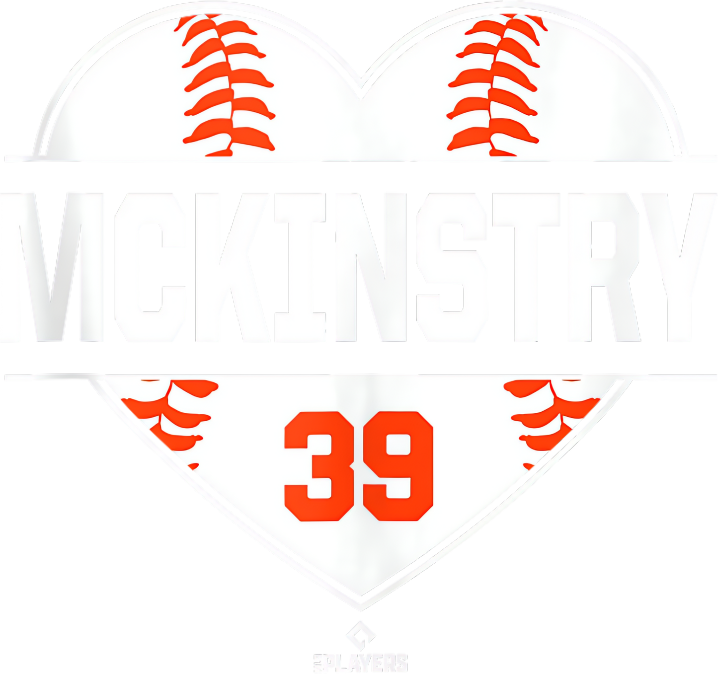 Vintage Baseball heart Bat Gameday Zach McKinstry (Copy)