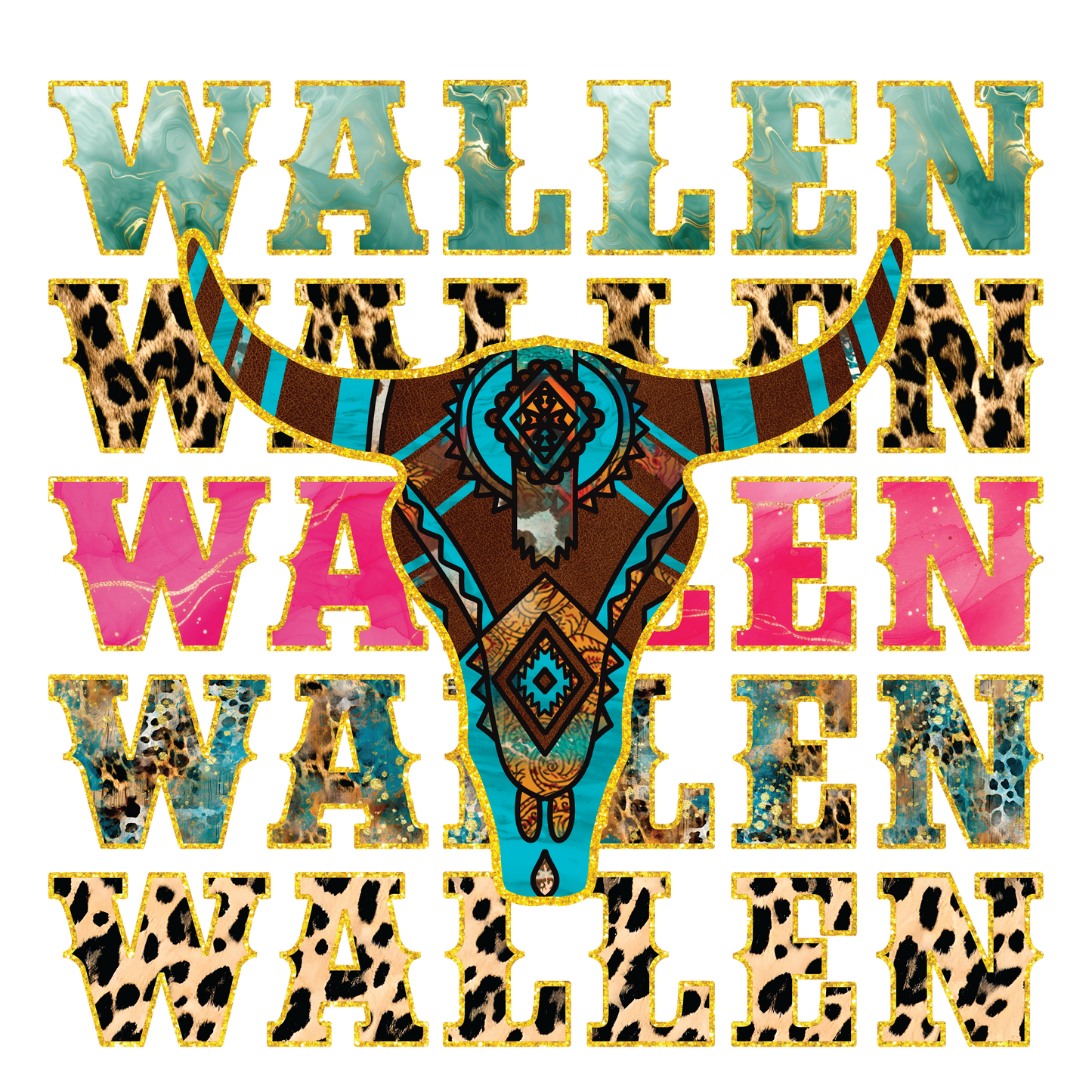 Western Wallen dtf transfer