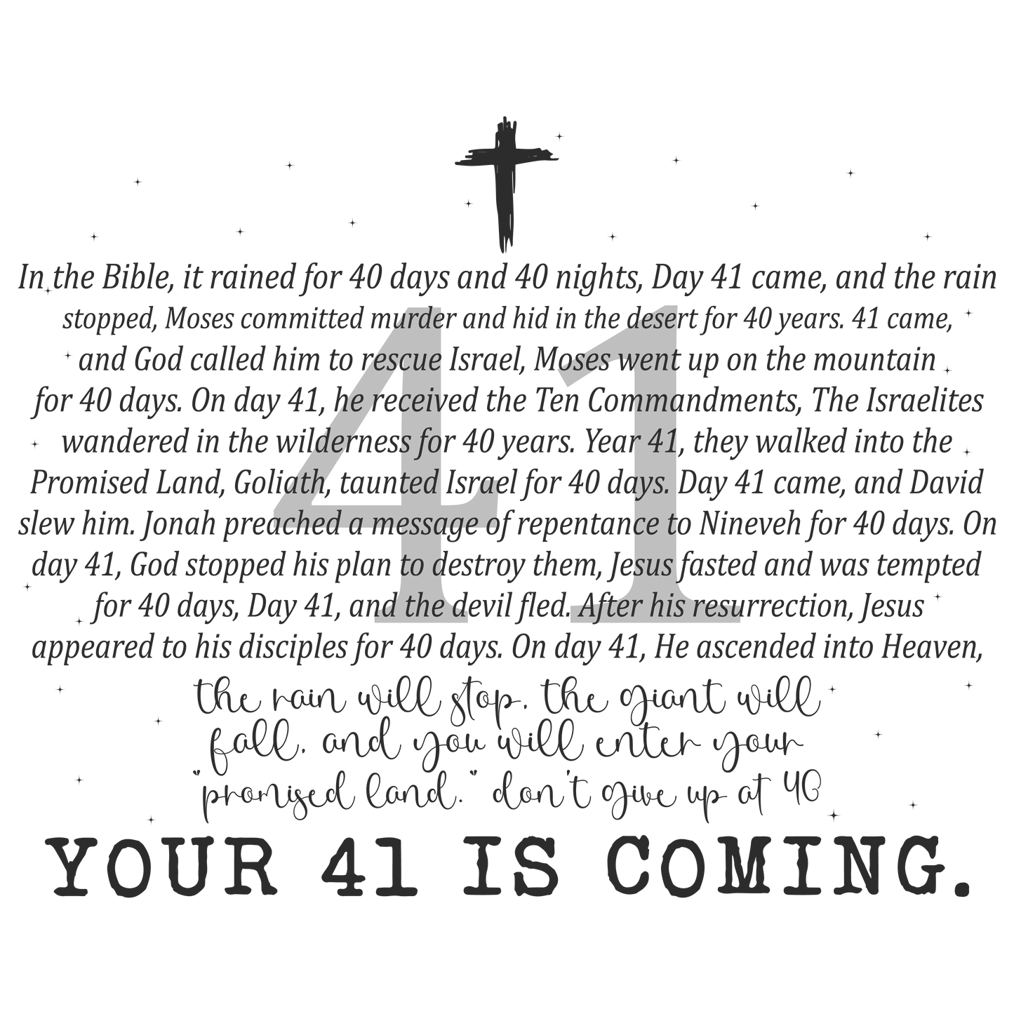 Your 41 - Color black