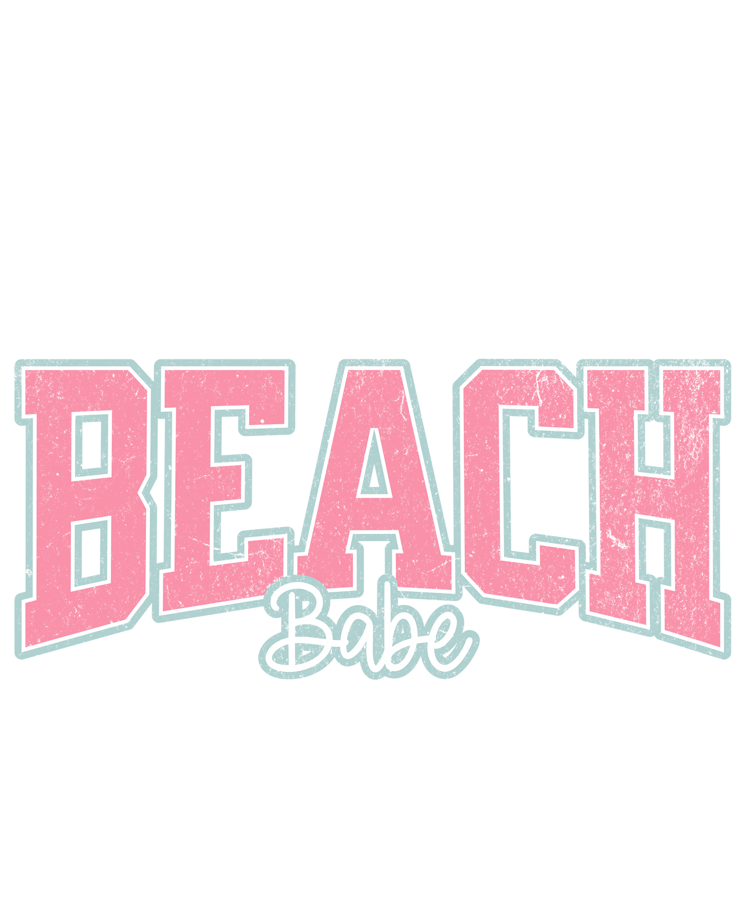 beach babe dtf transfer