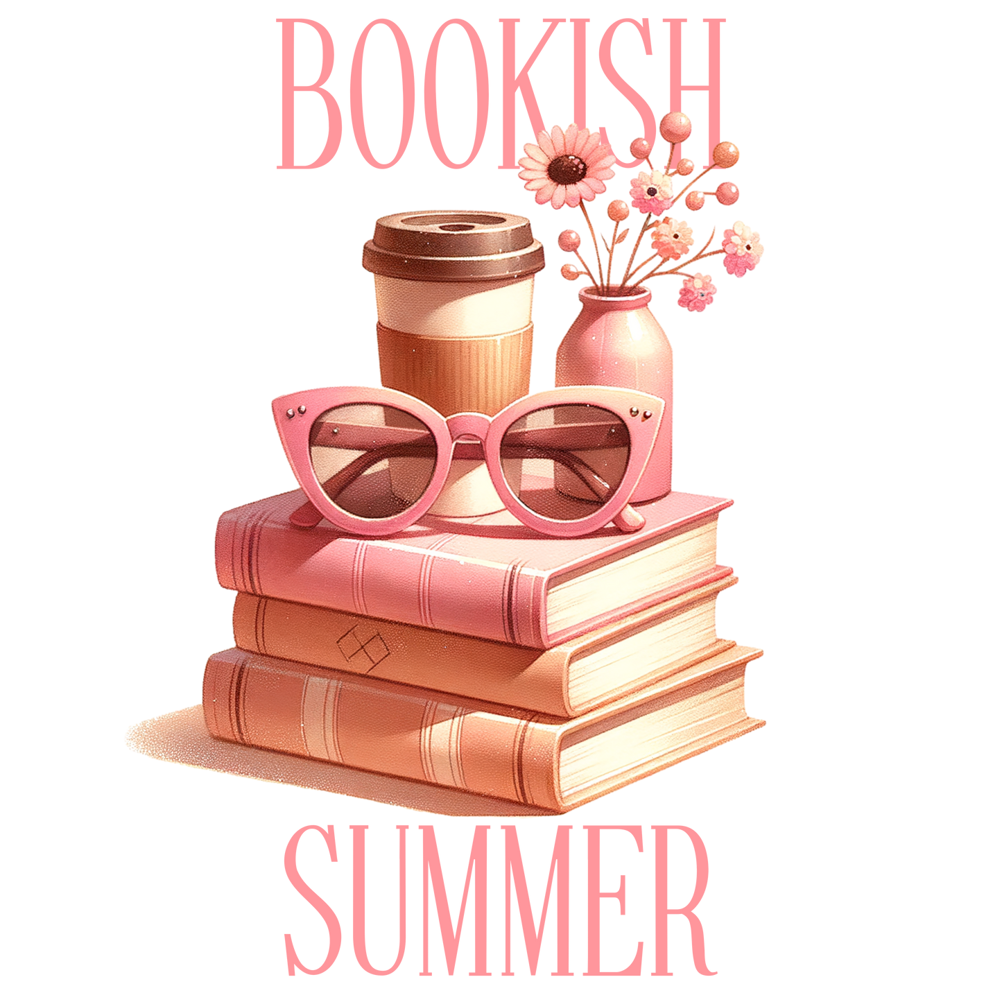 Bookish summer dtf transfer