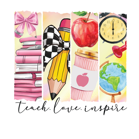 Retro Teach love inspire