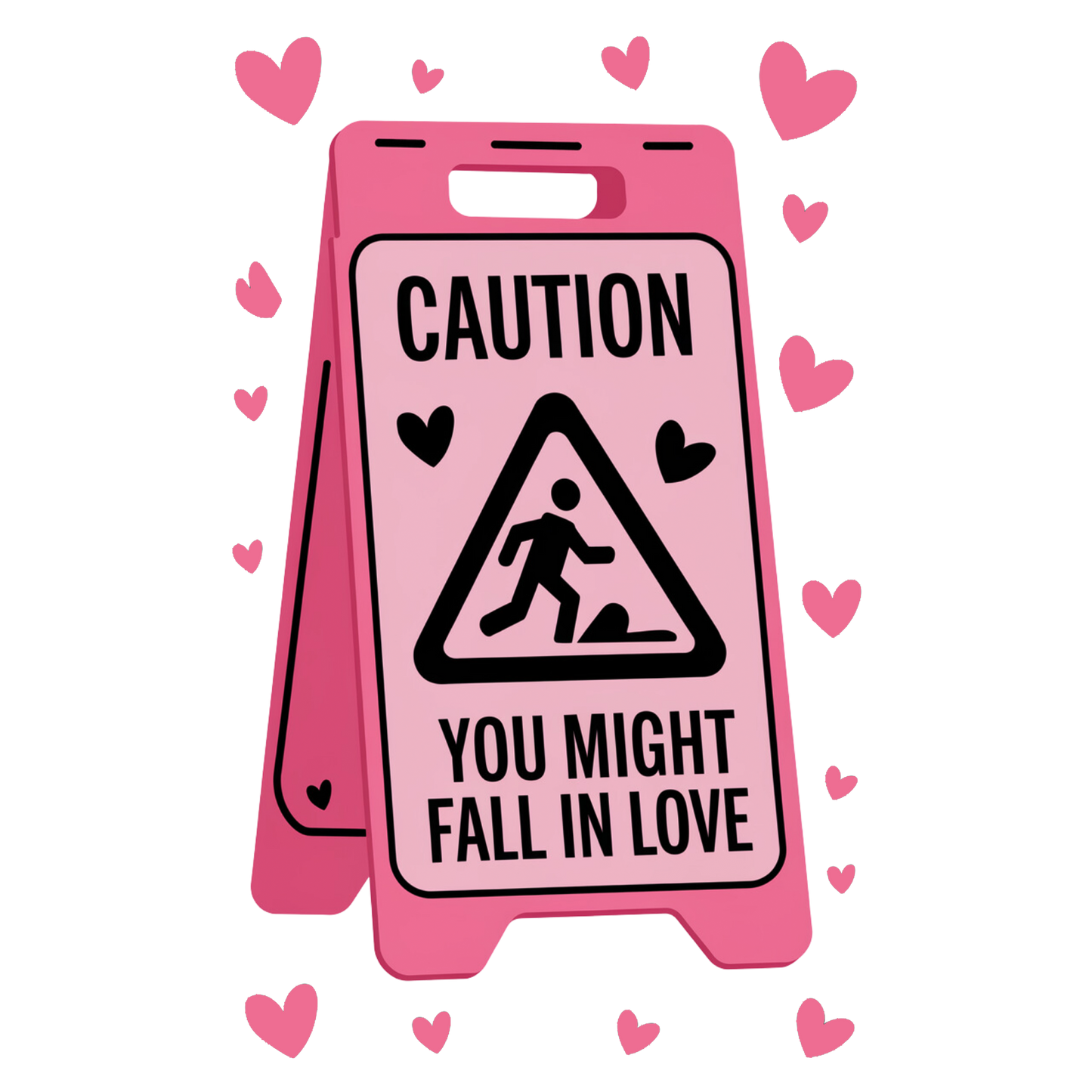 Caution You might fall in love dtf transfer