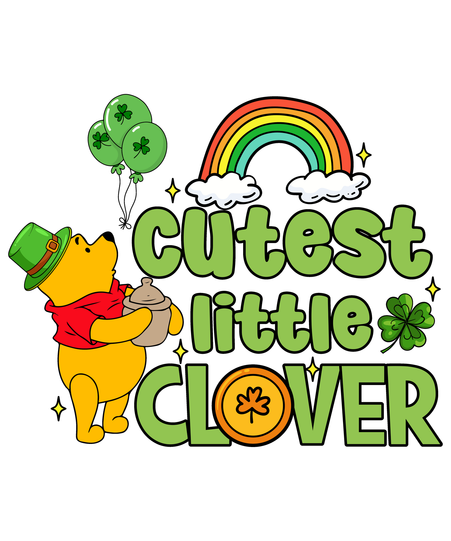 Cutest little clover Dtf transfer