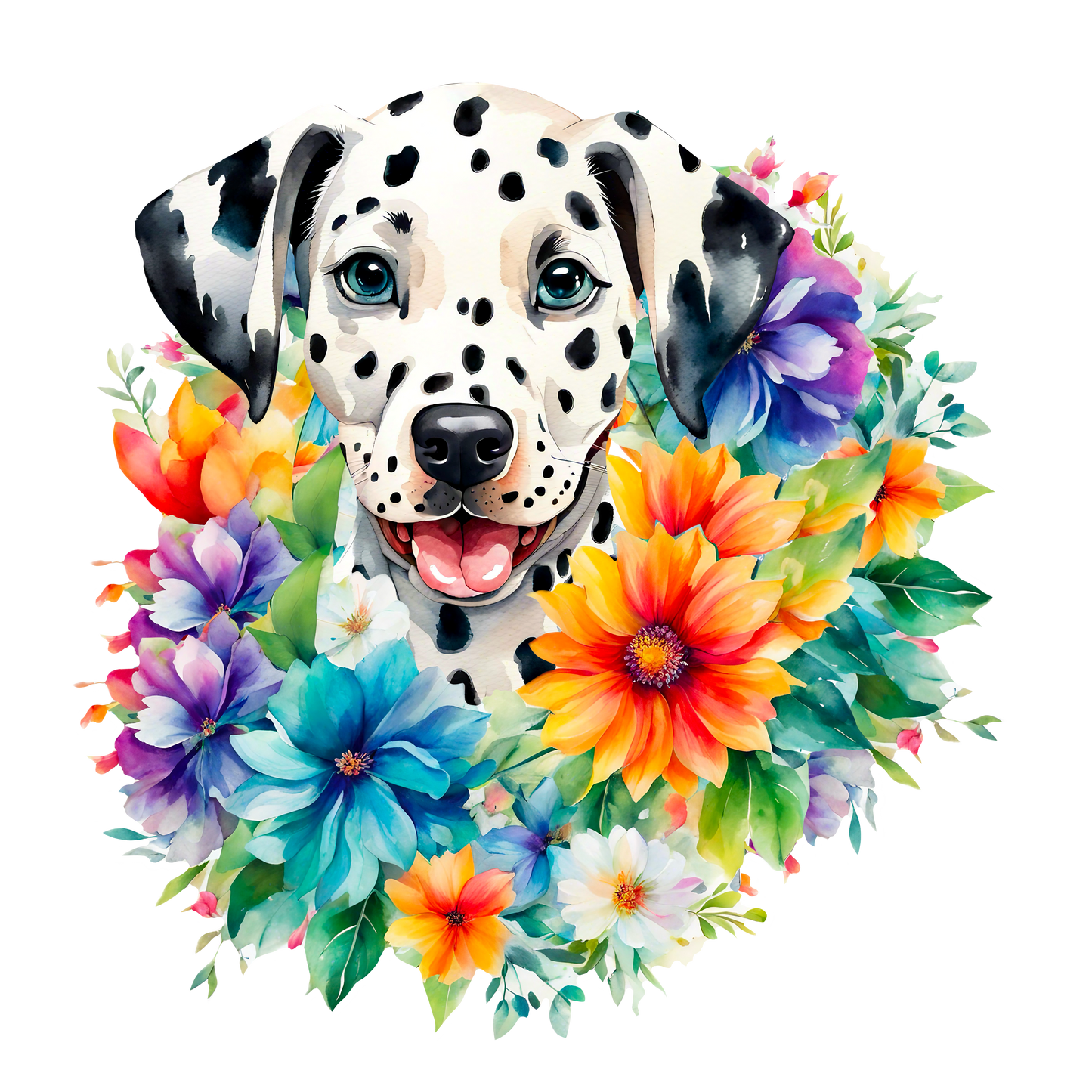 Dalmatian dtf transfer