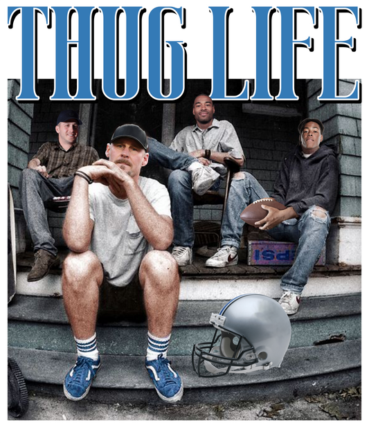 Lions thug life dtf transfer
