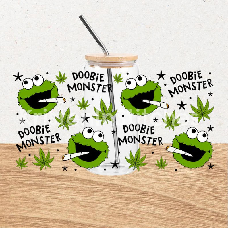 Doobie Monster 16oz UV DTF Wrap