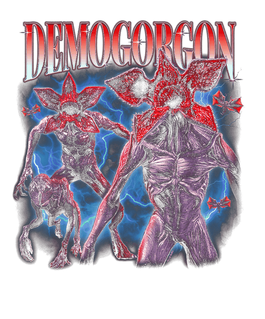 Stranger things demogorgan dtf transfer