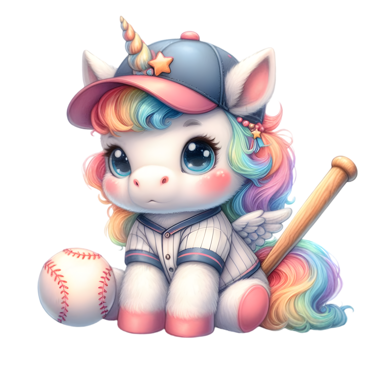 unicorn baseball dtf transfer