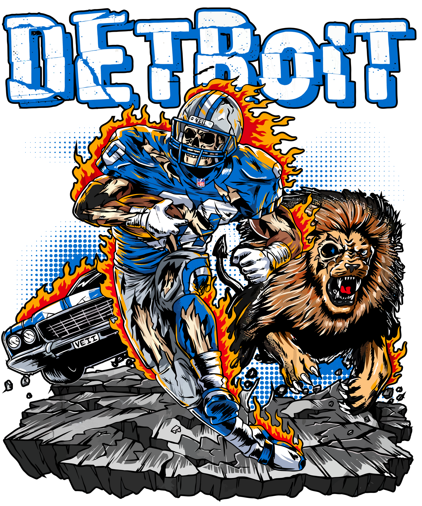 DETROIT SKULL DL