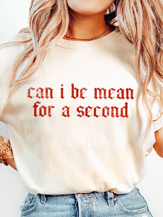 CAN I be mean for a second