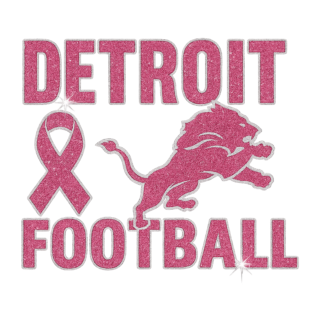 DETROIT FOOTBALL PINK lions