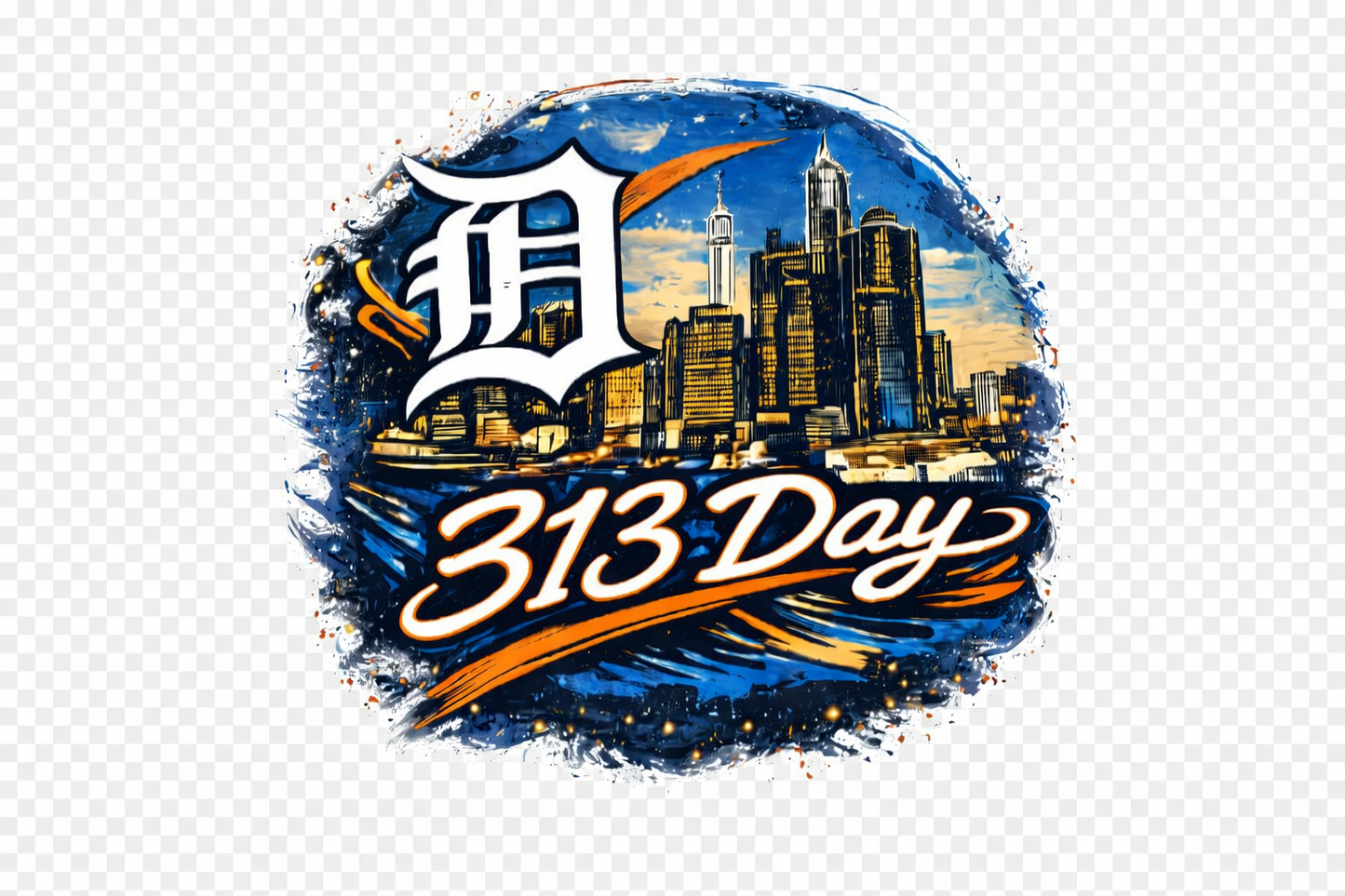 Detroit 313 day dtf transfer