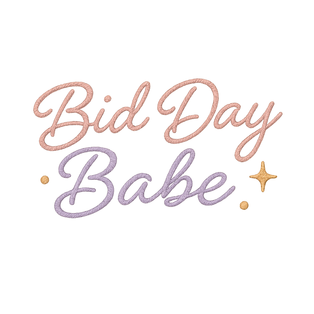 Sorority girls - Bid Day!