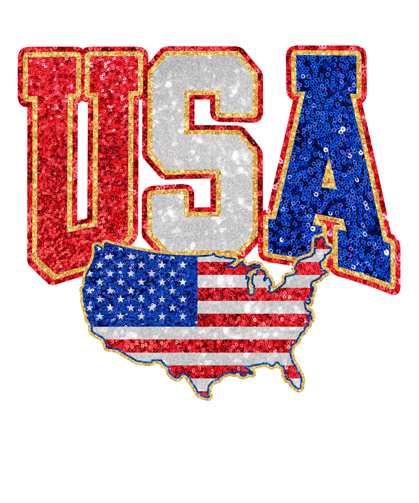 Faux glitter usa