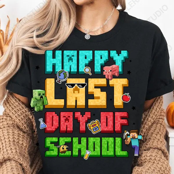 Happy Last Day of School Minecraft