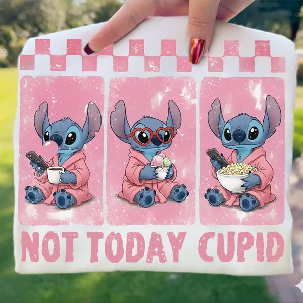 Not today cupid stitch ❤️dtf transfer