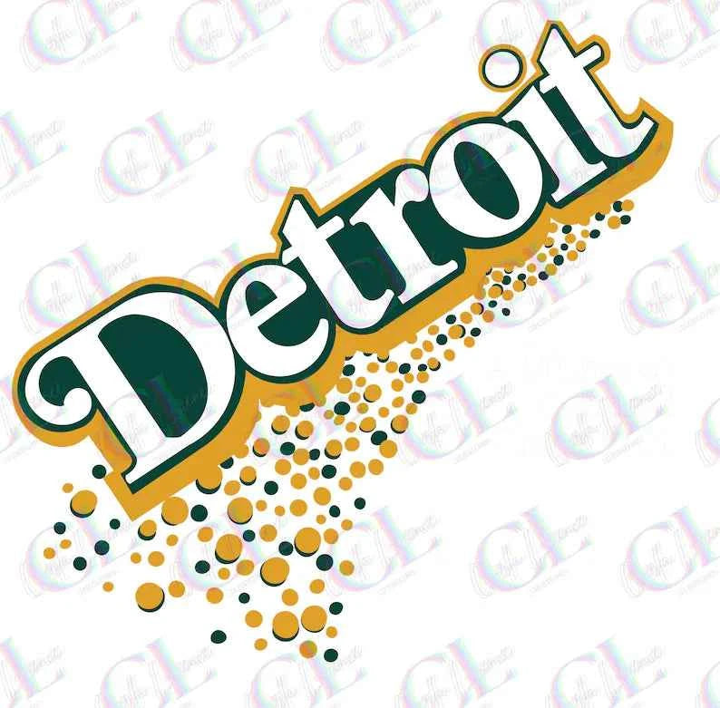 Detroit Vernors Dtf transfer