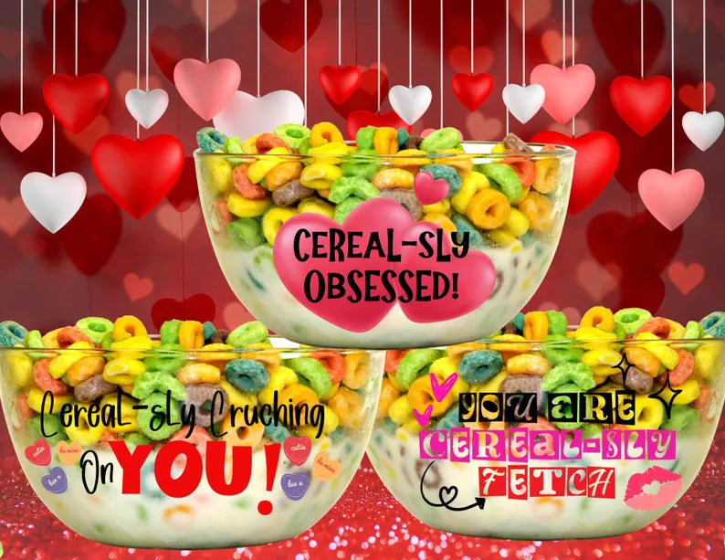 cereal set #6 Uv DECAL (4in)