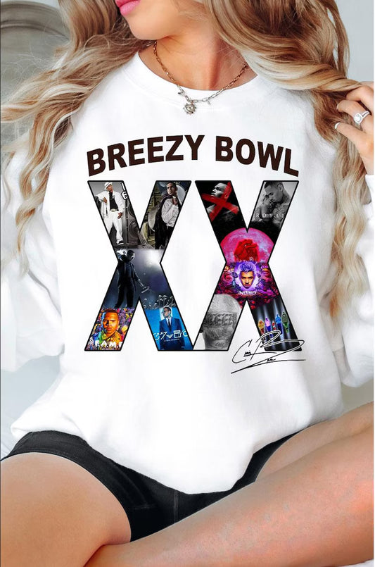 Chris Brown Breezy Bowl XX colorful with signature