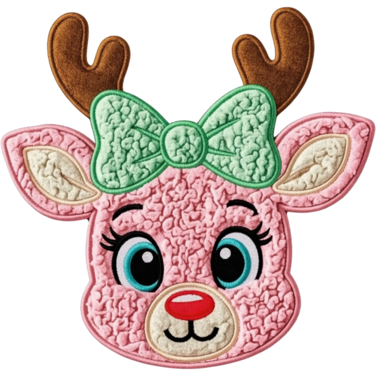 Pink reindeer faux yarn - Hur&Co.
