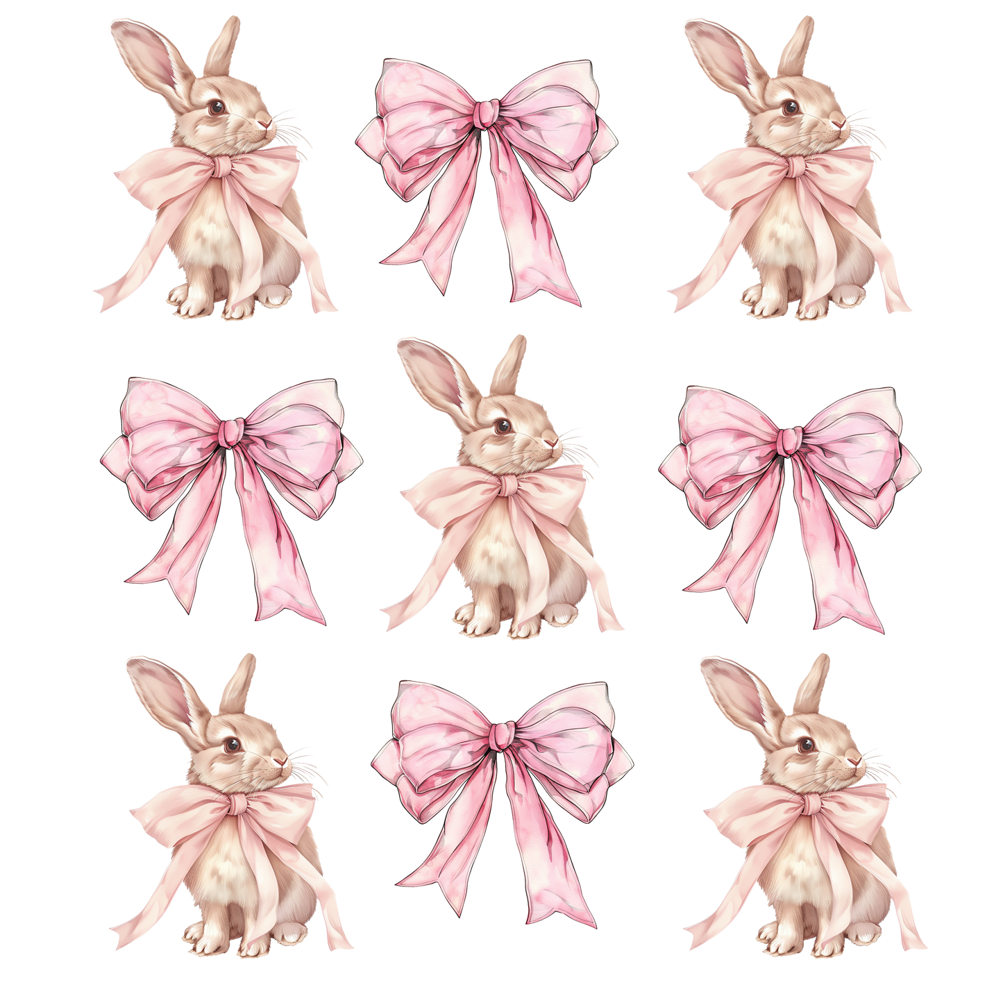 bunny&bows dtf transfer