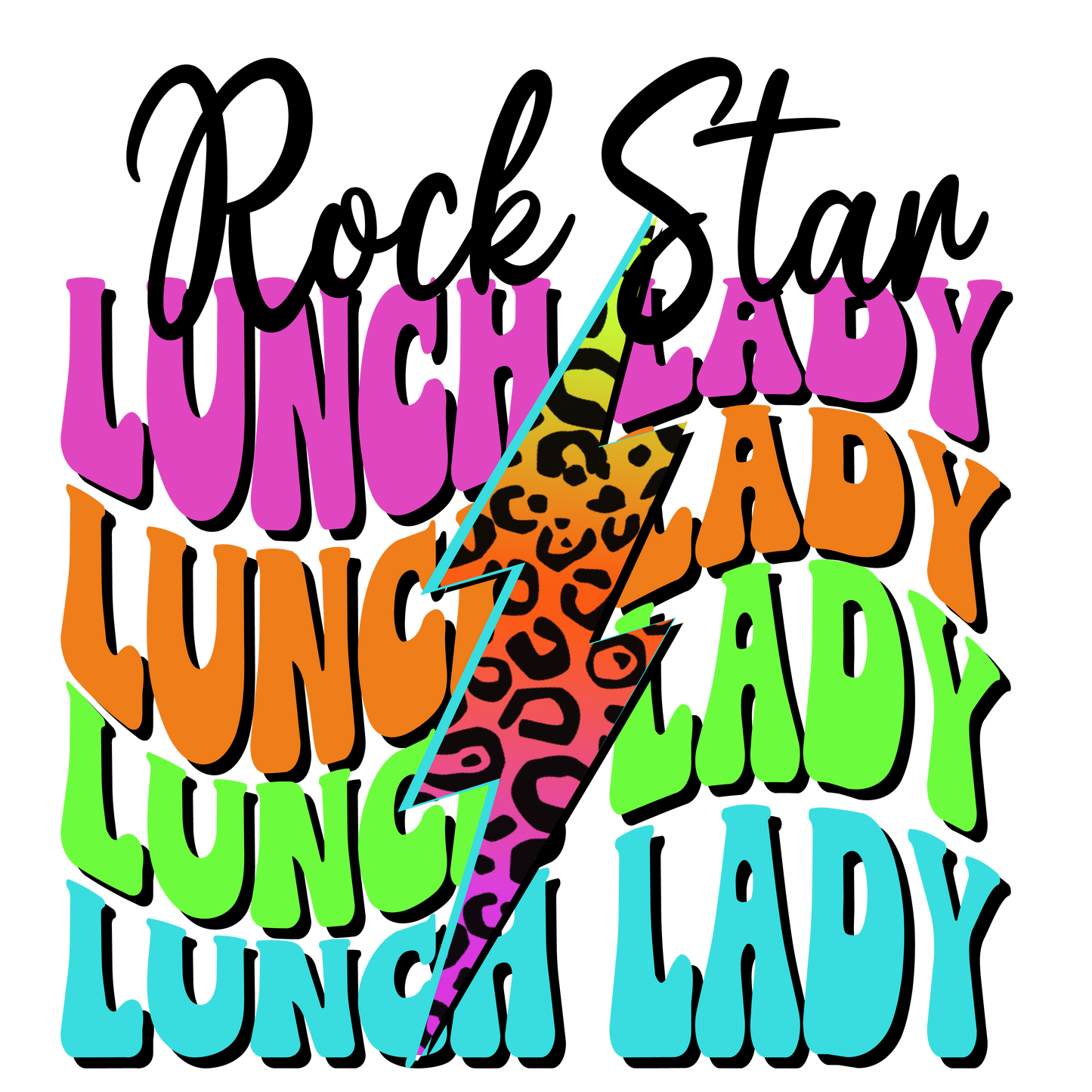 RS lunch lady dtf transfer