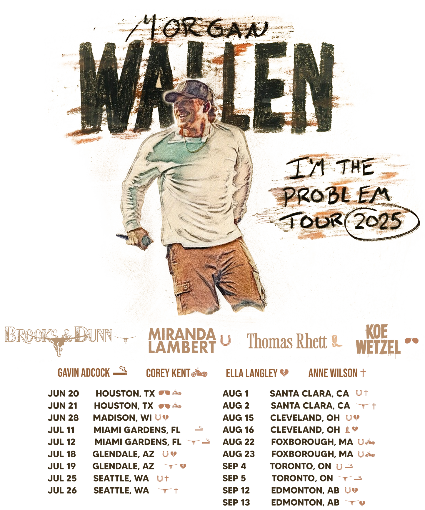 Morgan Wallen Tour SET 2025