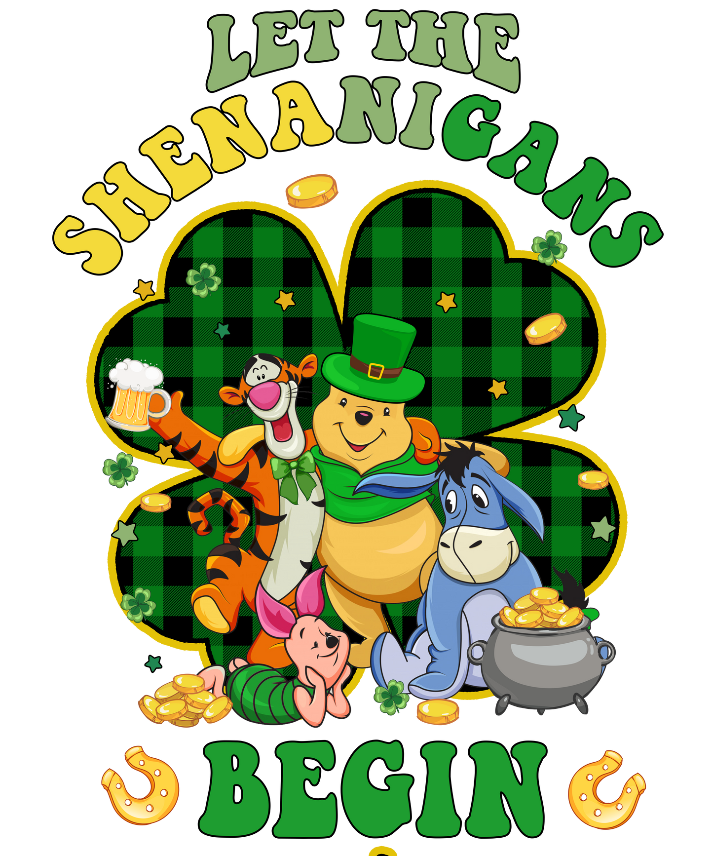 Pooh Shenanigans Dtf transfer