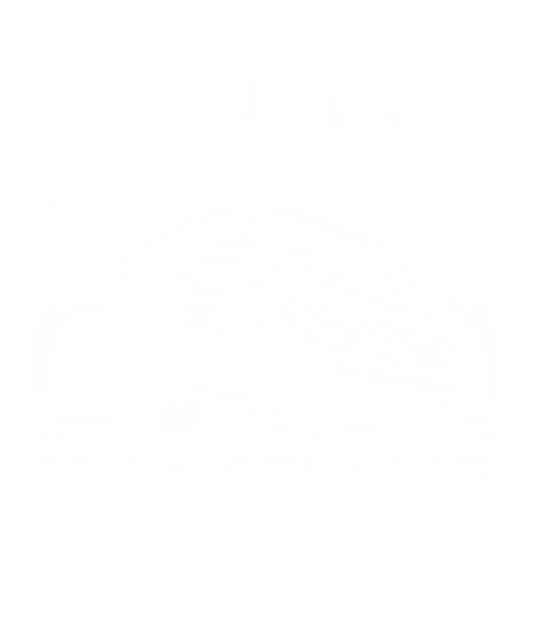 on cruise controlwhite  dtf transfer