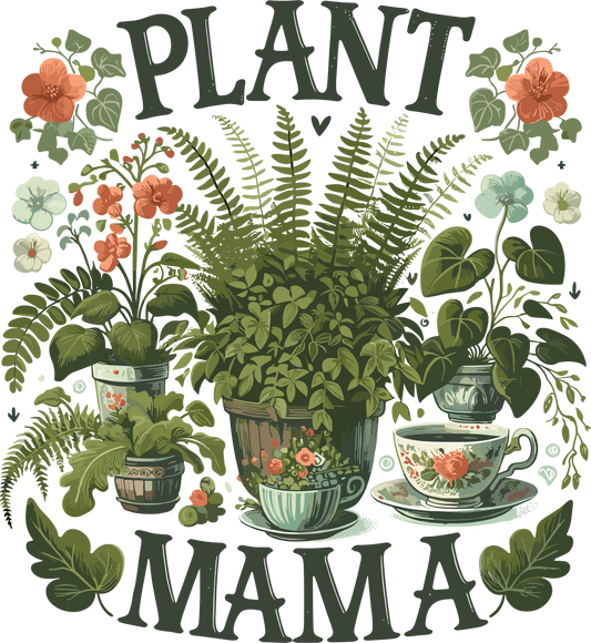 Plant mama dtf transfer