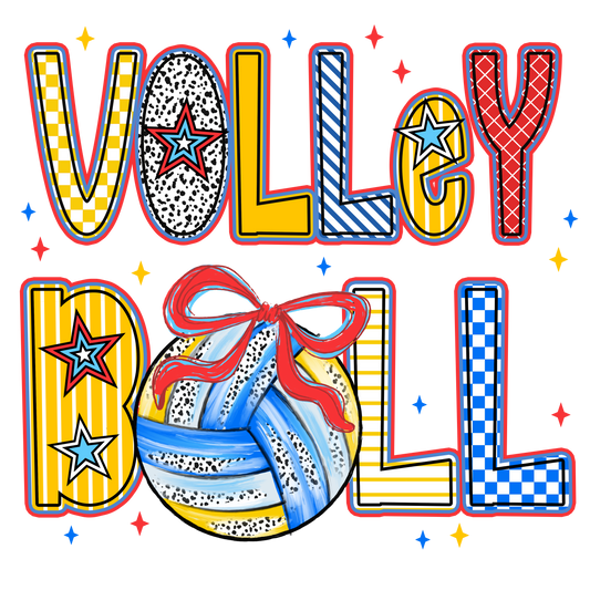 Colorful Volleyball
