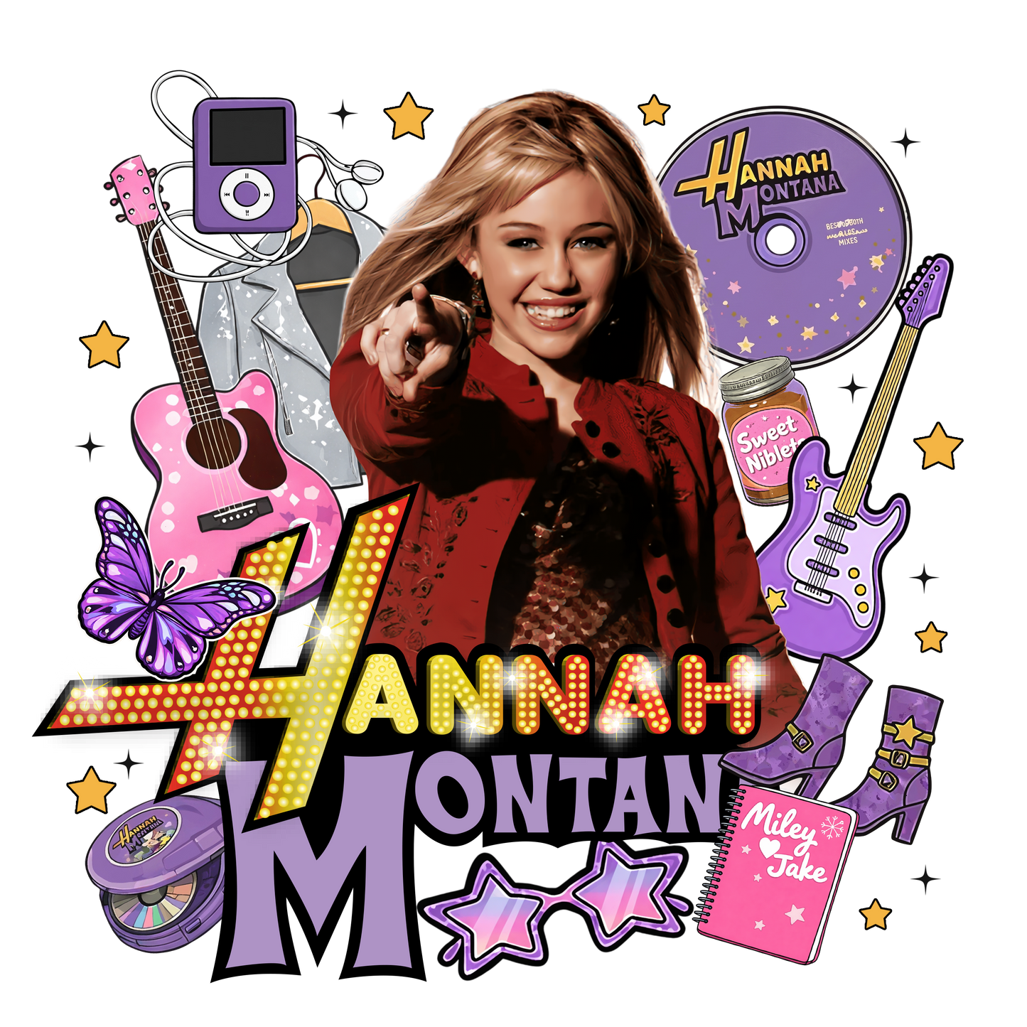 Hannah Montana #2 Dtf transfer