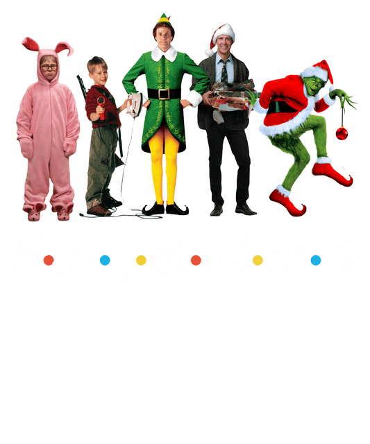 Friends 4 Christmas Dtf Transfer