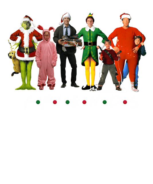 Friends 7 Christmas Dtf Transfer