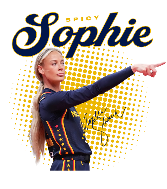 Spicy Sophie black signature Dtf transfer