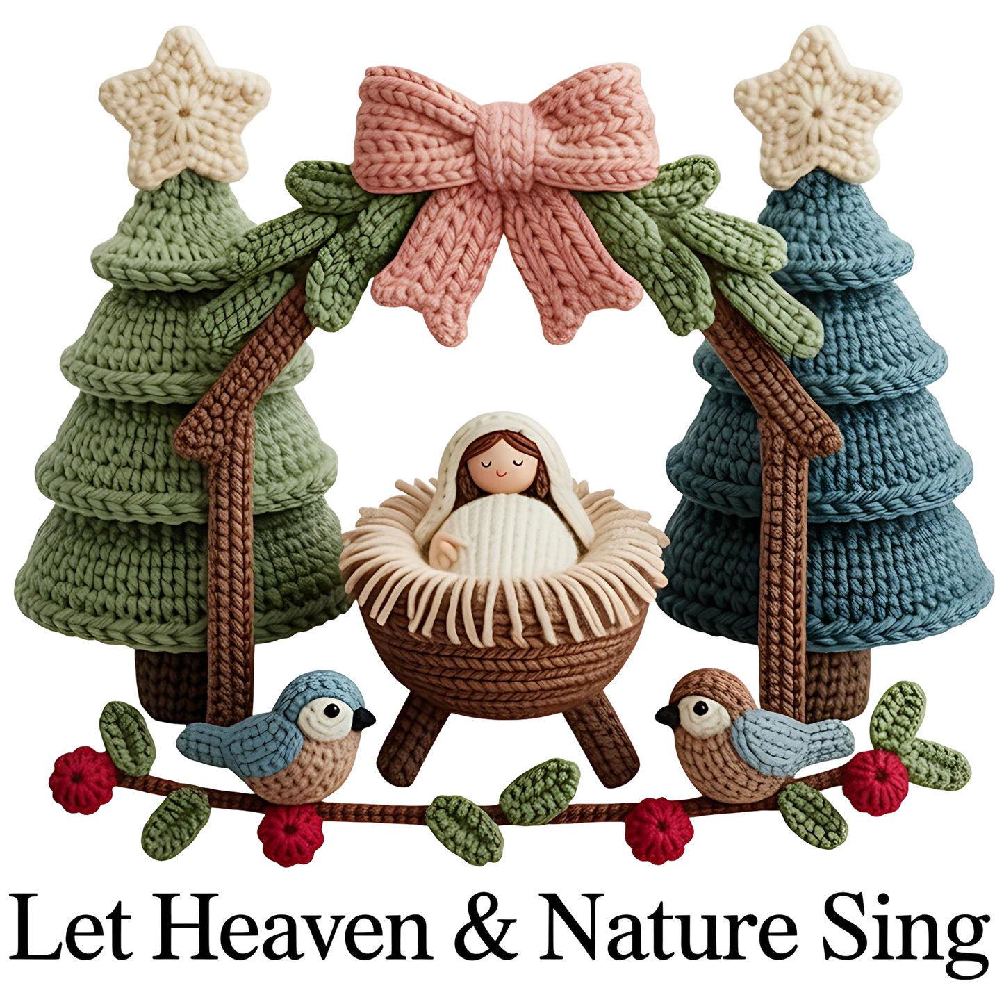 Let heaven and nature sing faux yarn - Hur&Co.