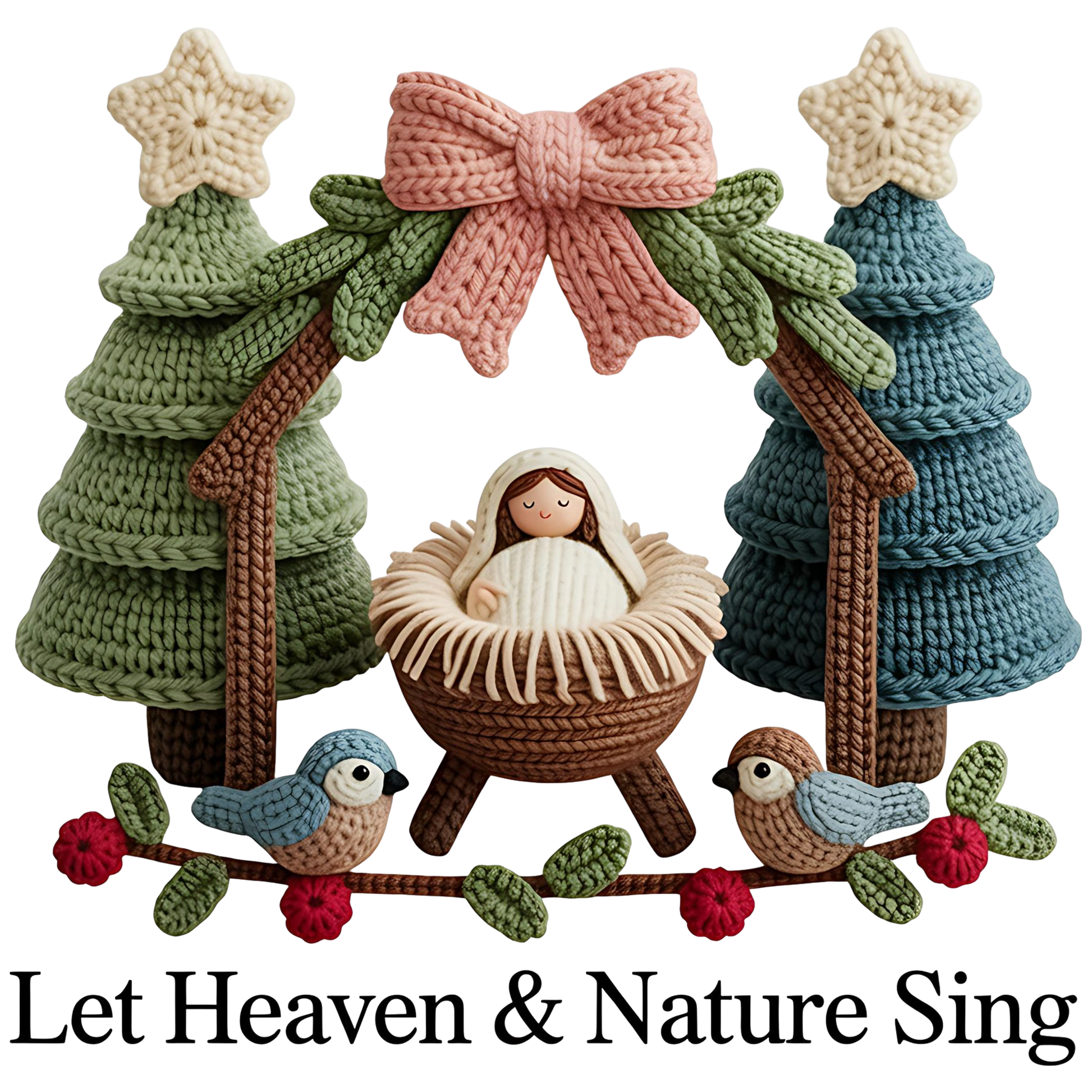 Let heaven and nature sing faux yarn - Hur&Co.