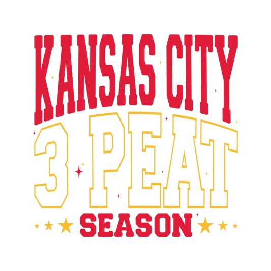 KC 3peat season DTF transfer
