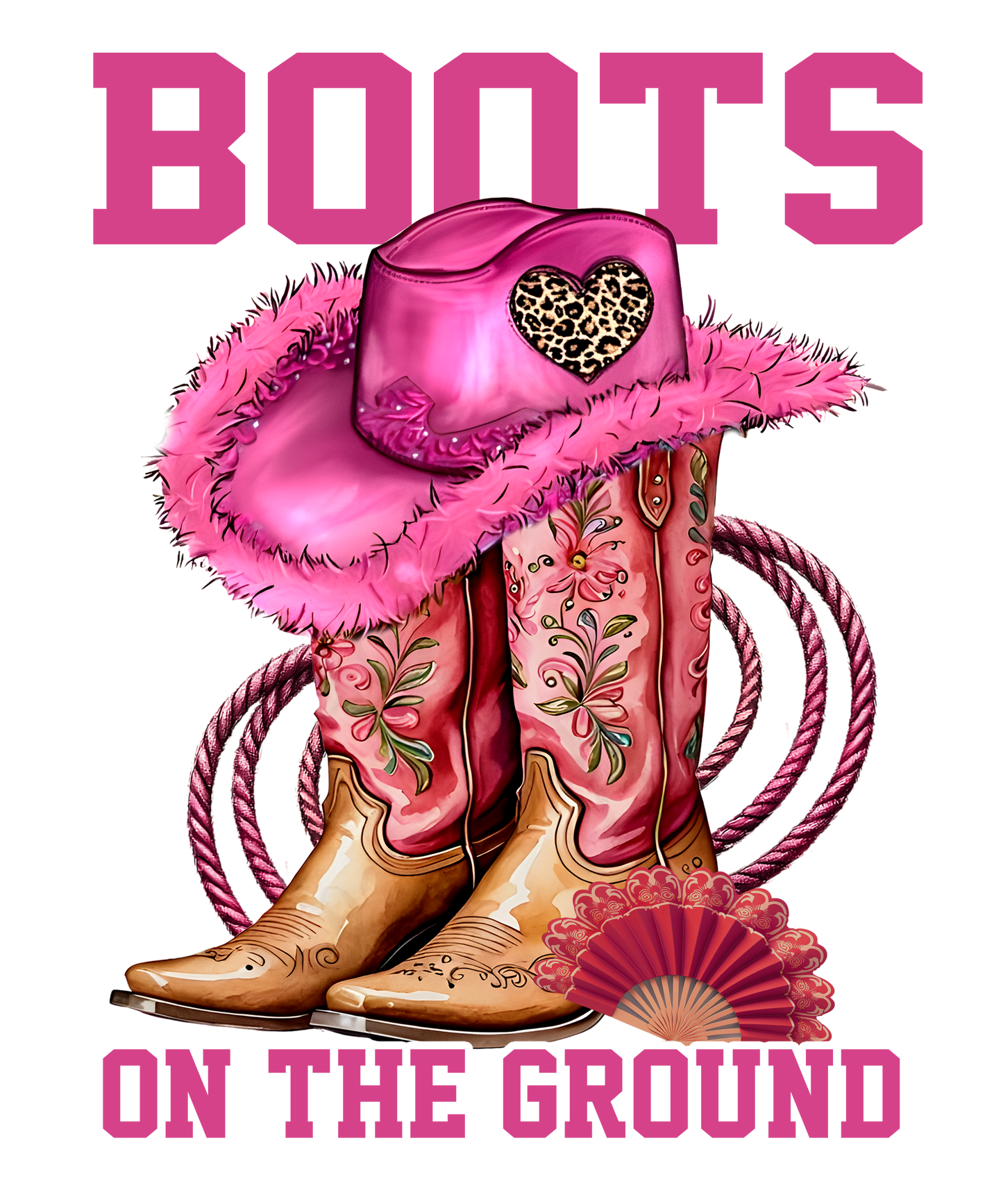 Pink Boots On The Ground