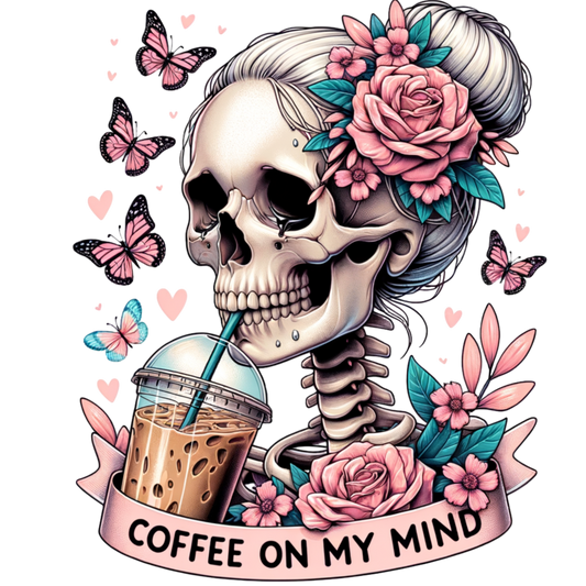 Coffee on my mind dtf transfer