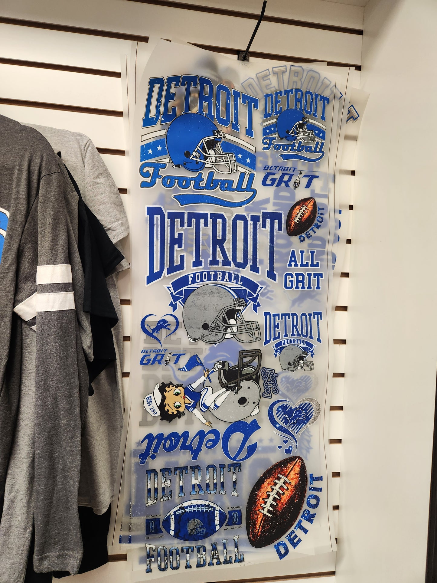 Dtf Mystery bag DETROIT LIONS 35 MIXED DTF TRANSFERS