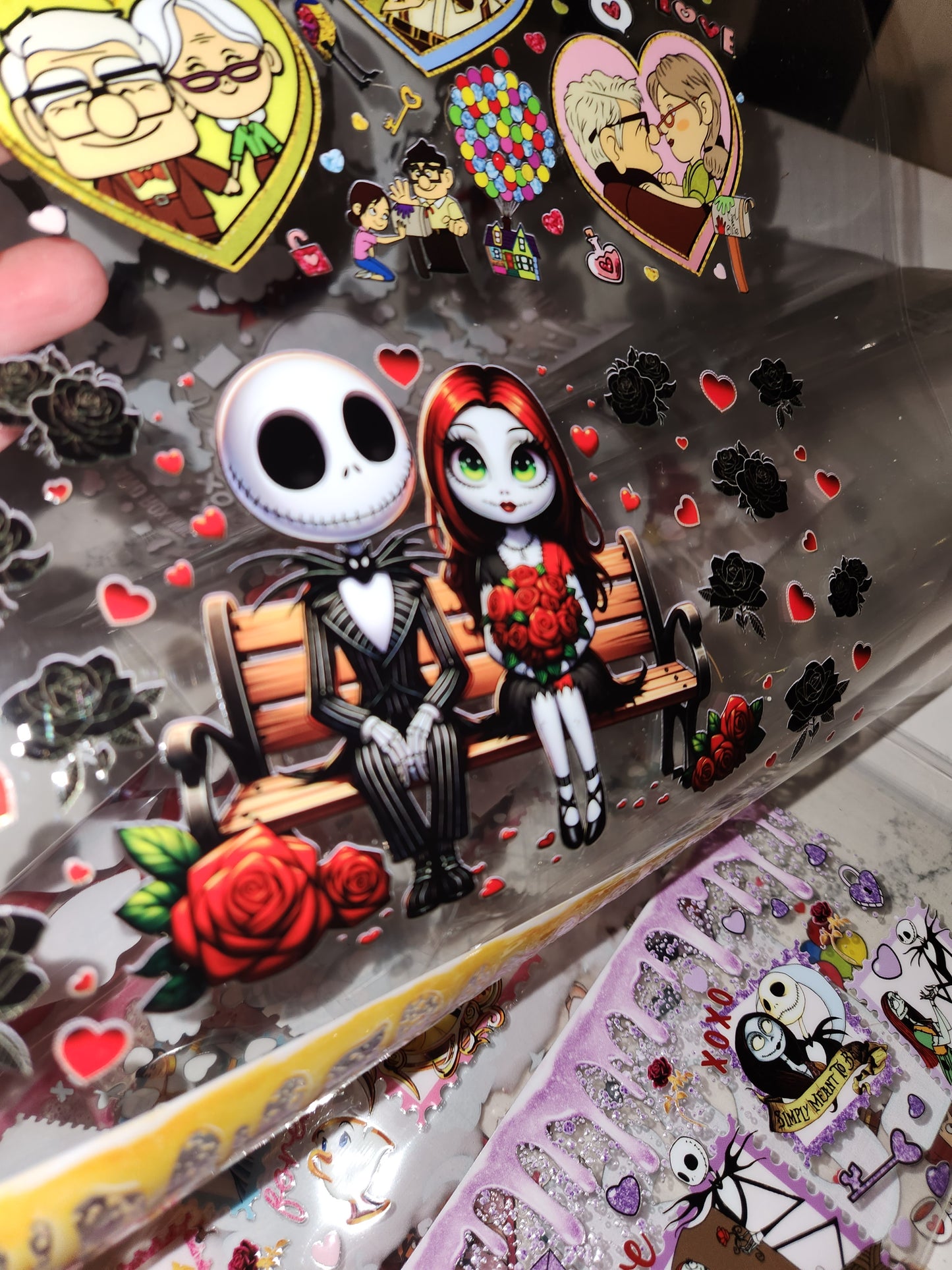 Mixed Bundle of 2026 newest Valentines day drop! 20 dtf transfers 5 uvdtf decals Mixed sizes $10