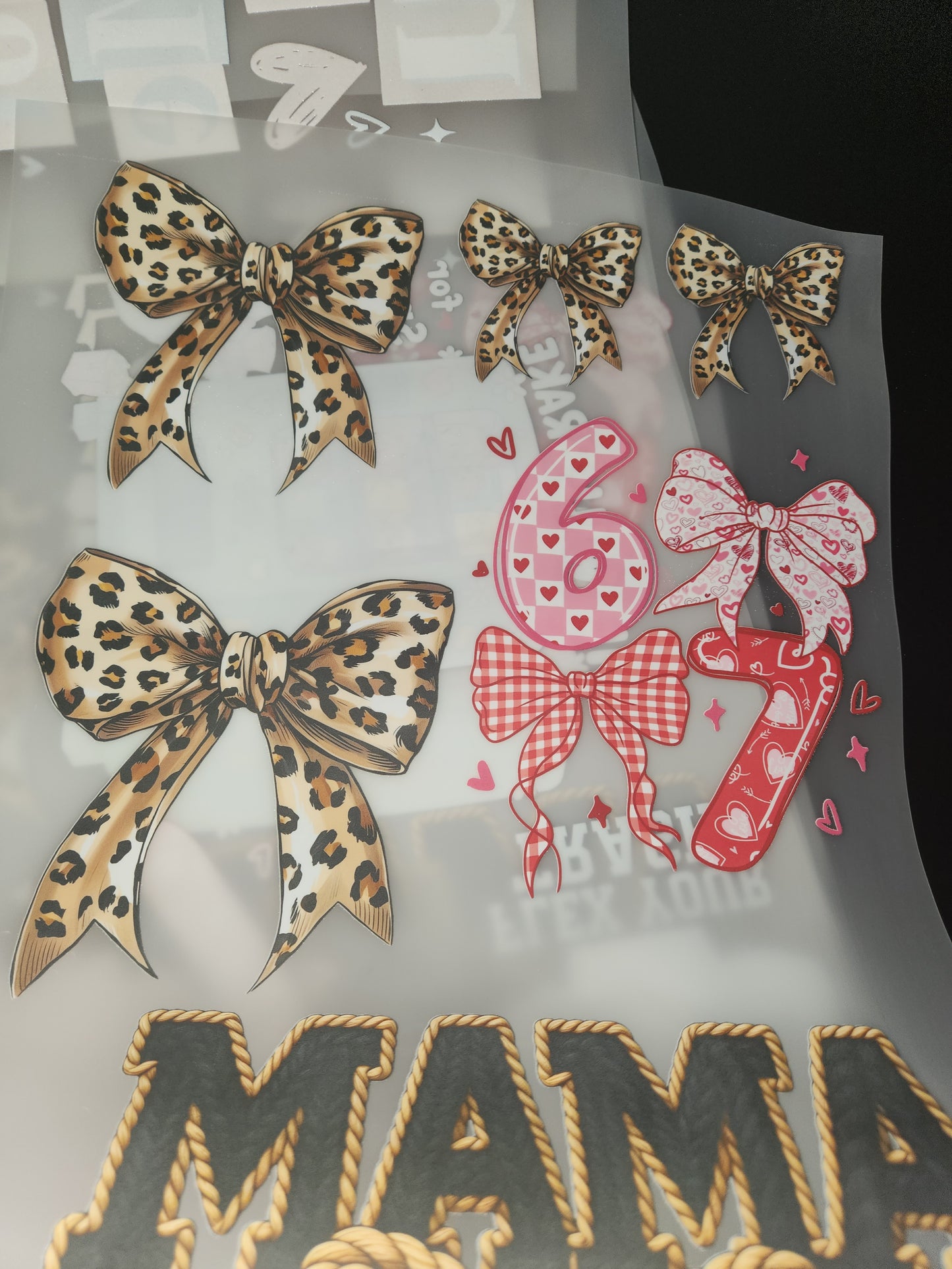 Mixed Bundle of 2026 newest Valentines day drop! 20 dtf transfers 5 uvdtf decals Mixed sizes $10